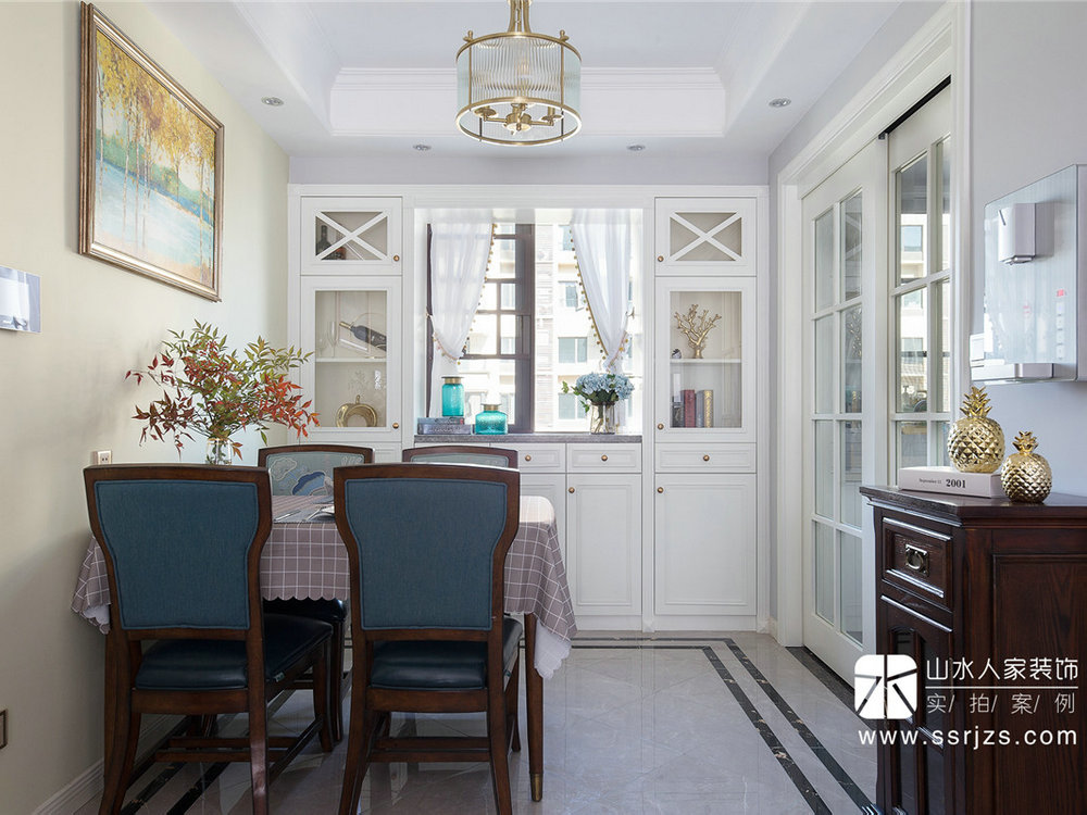 國(guó)彩光立方美式風(fēng)格裝修效果圖