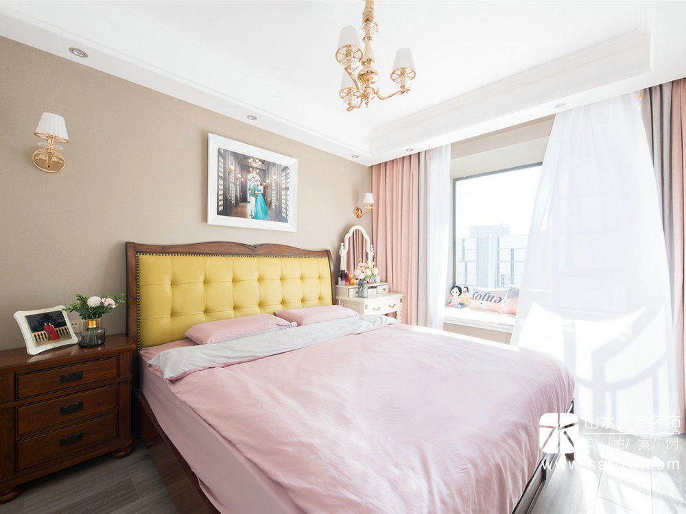 國(guó)彩光立方美式風(fēng)格裝修效果圖