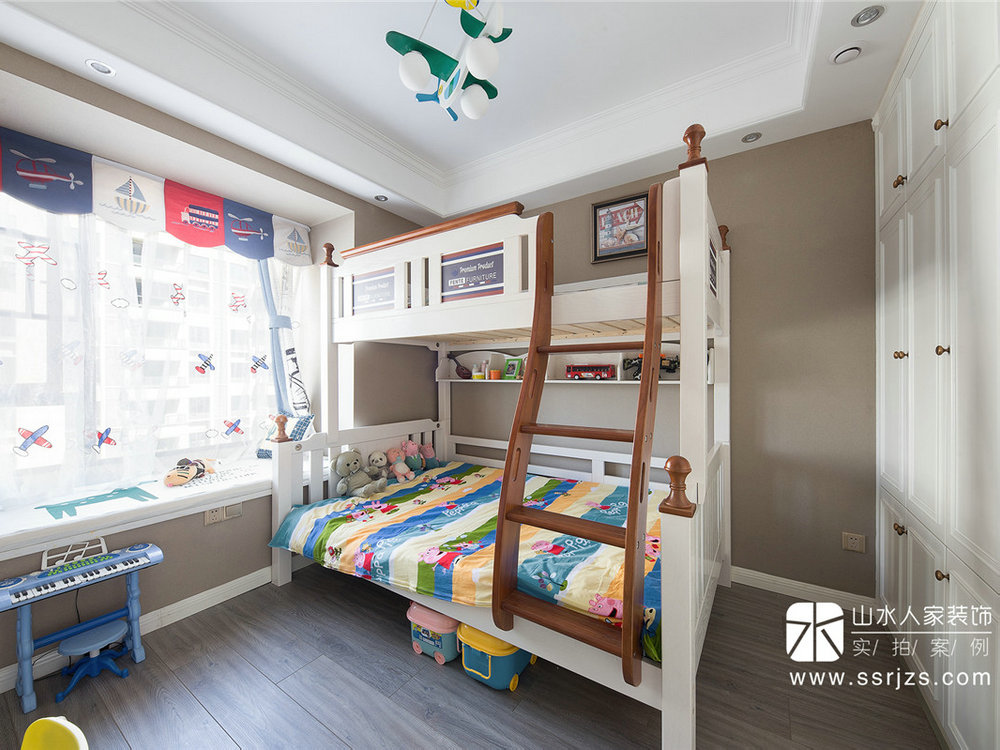 國(guó)彩光立方美式風(fēng)格裝修效果圖