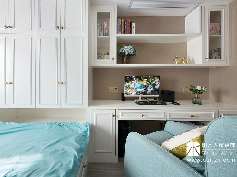 國(guó)彩光立方美式風(fēng)格裝修效果圖