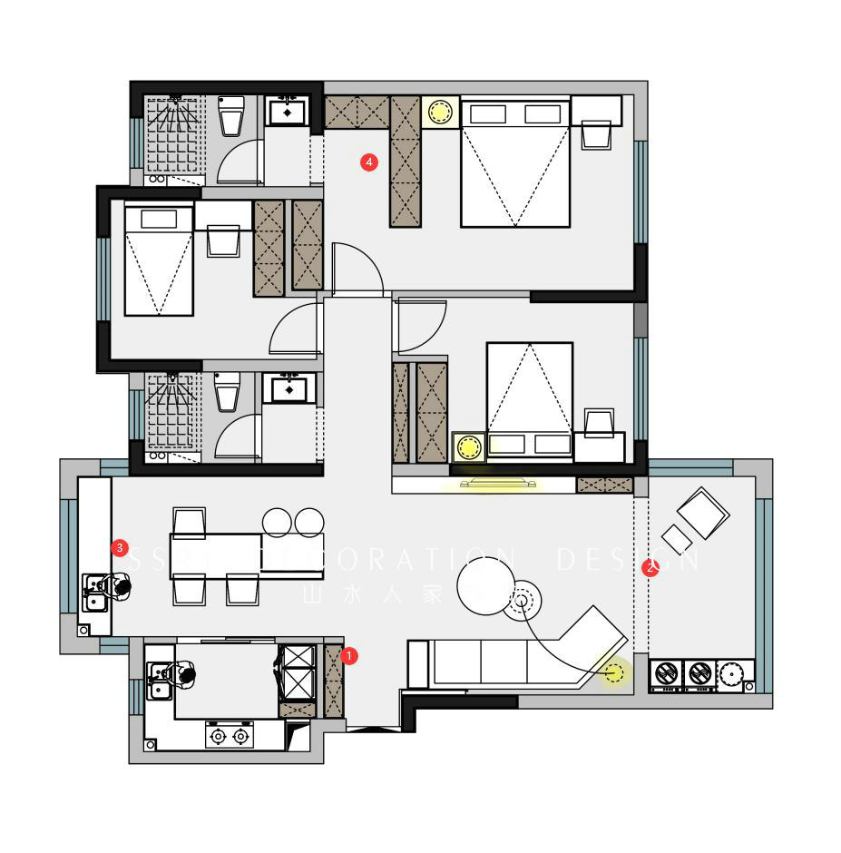 東風(fēng)還建樓意式極簡(jiǎn)風(fēng)格裝修效果圖 東風(fēng)還建樓意式極簡(jiǎn)風(fēng)格裝修效果圖