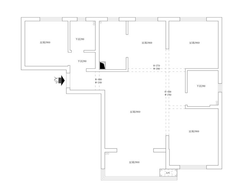 長豐城現(xiàn)代簡約風格裝修效果圖