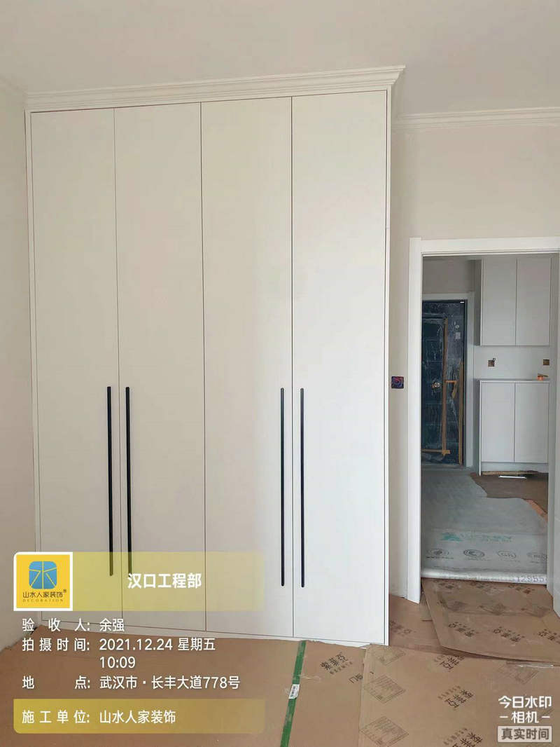 武漢長(zhǎng)豐城小區(qū)裝修工地主材安裝