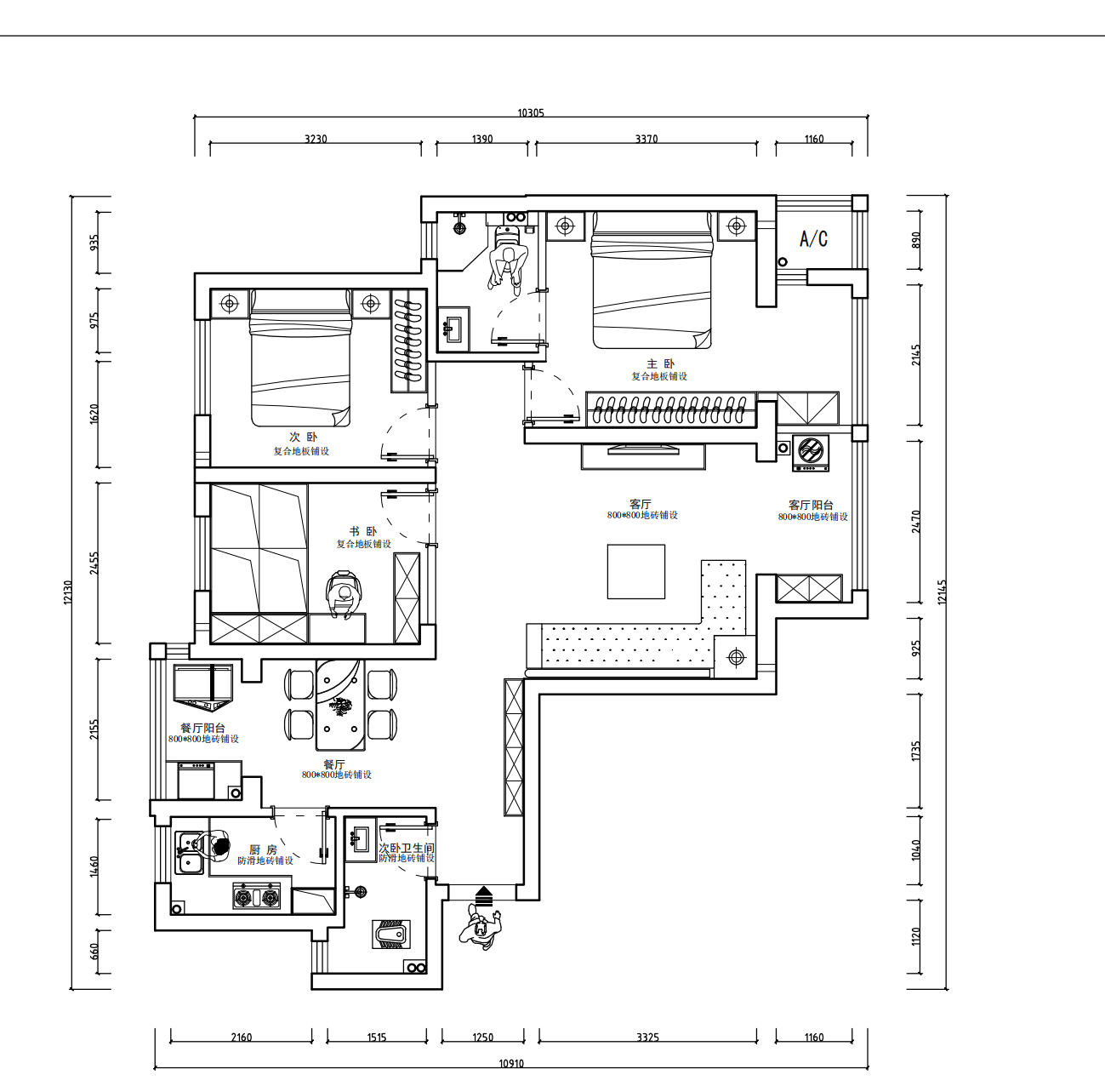地鐵時代常青城107平現(xiàn)代簡約風格裝修效果圖 地鐵時代常青城107平現(xiàn)代簡約風格裝修效果圖