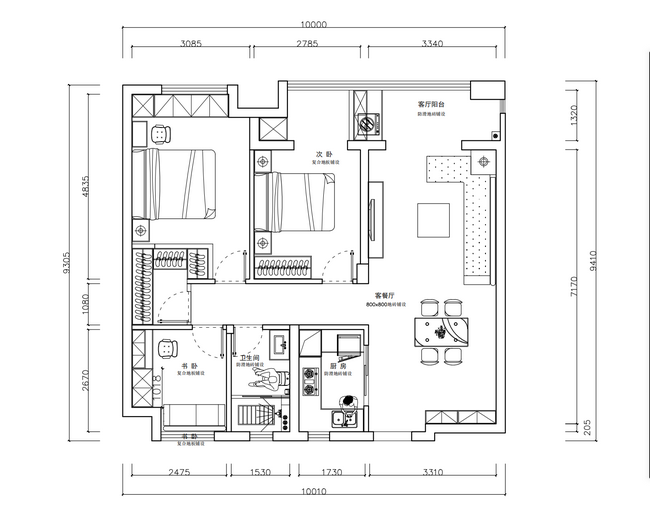 融創(chuàng)瀾岸簡(jiǎn)約美式風(fēng)格裝修效果圖 融創(chuàng)瀾岸簡(jiǎn)約美式風(fēng)格裝修效果圖