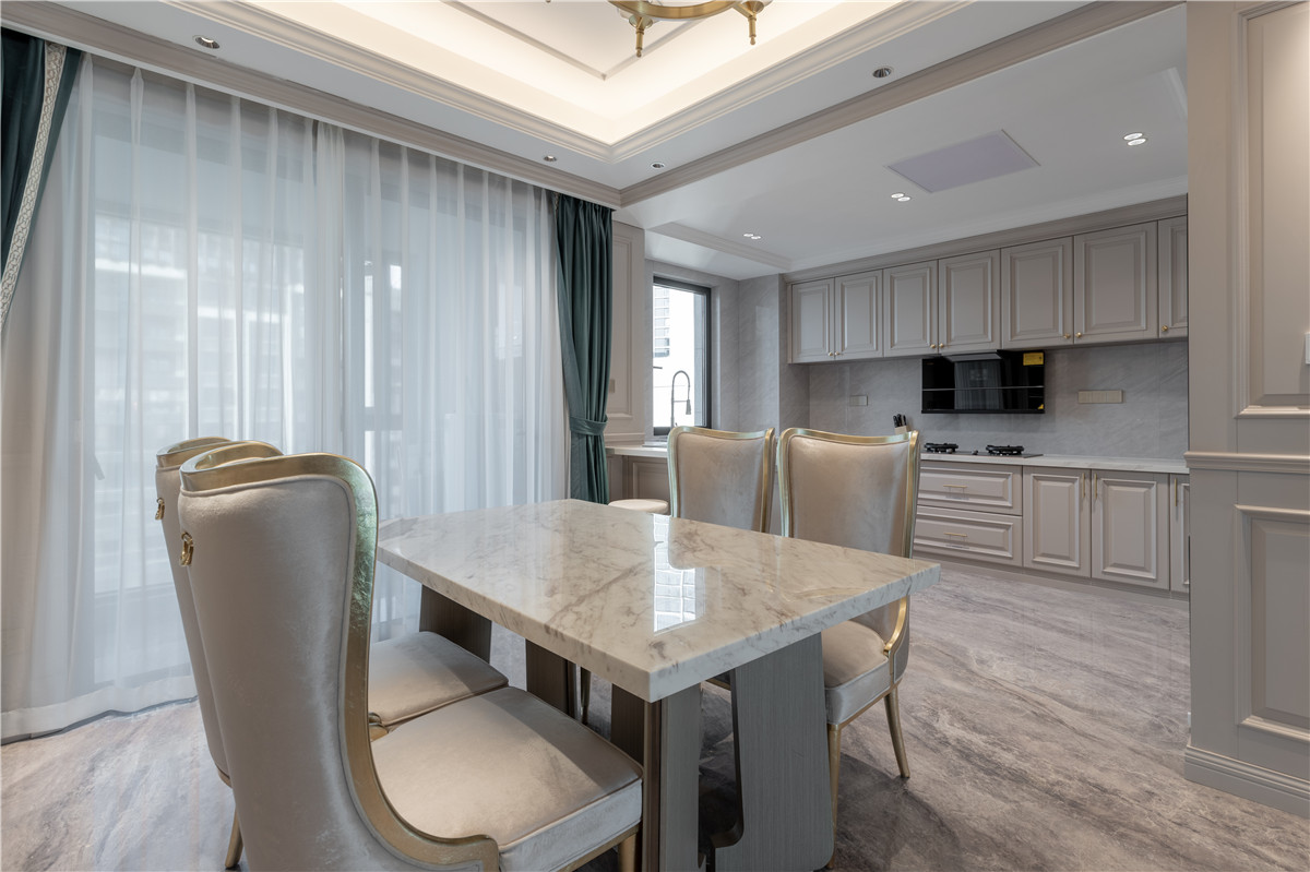 華發(fā)外灘首府美式輕奢風格裝修效果圖 華發(fā)外灘首府美式輕奢風格裝修效果圖