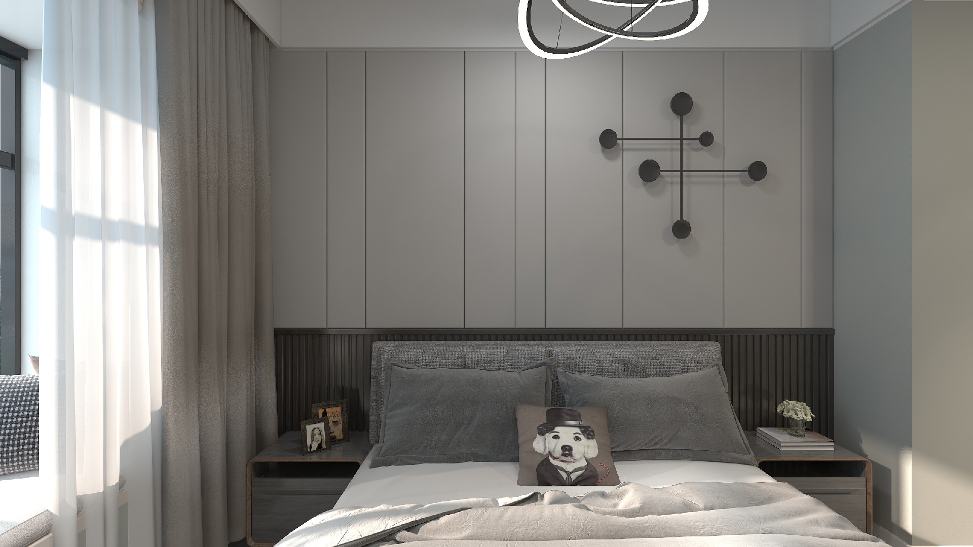 金科城現(xiàn)代風格裝修效果圖