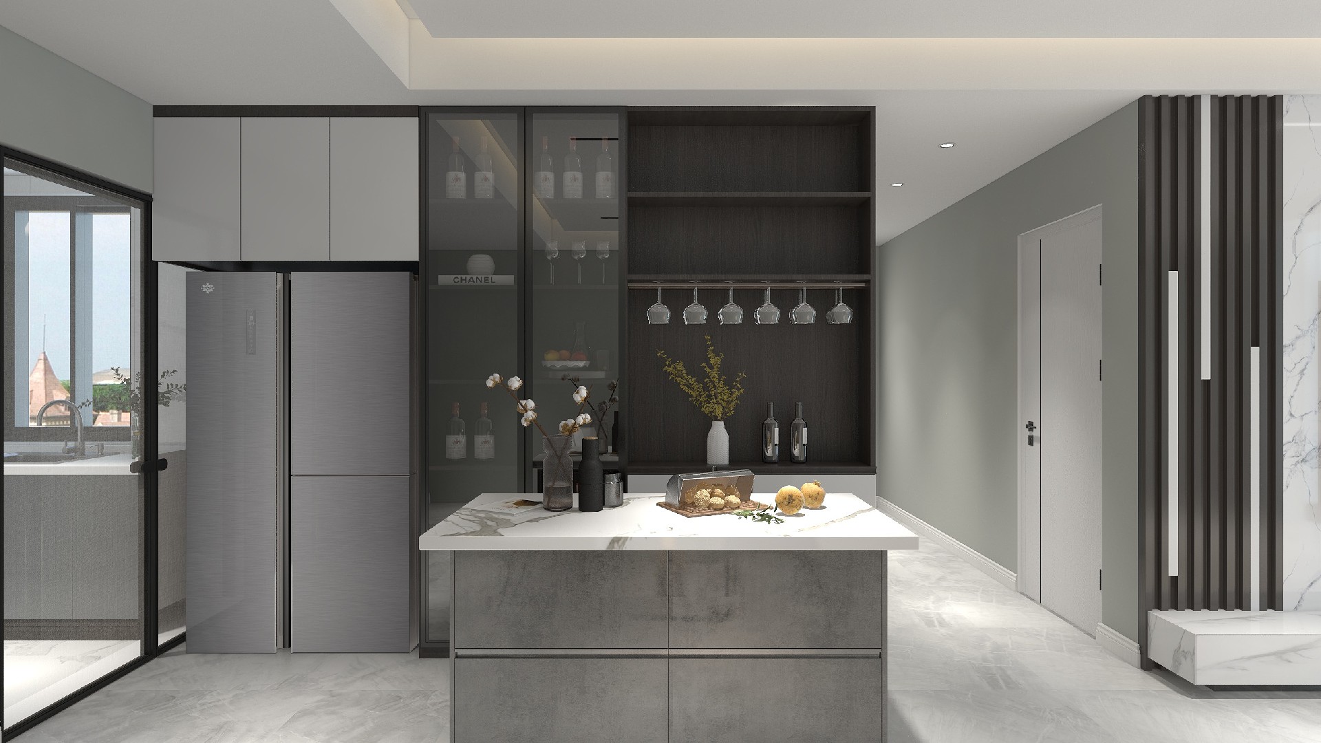 金科城現(xiàn)代風格裝修效果圖