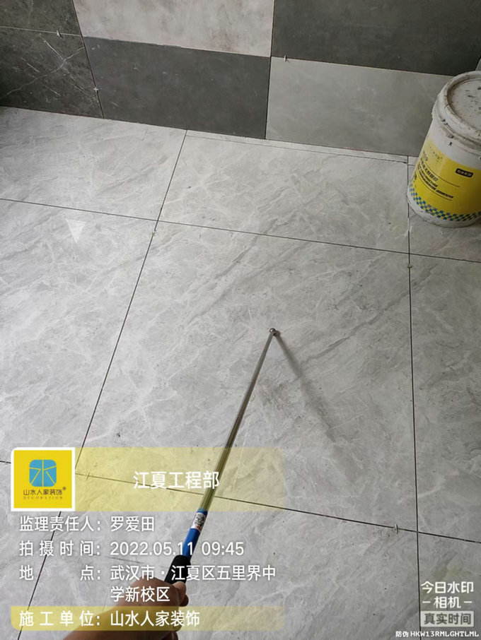 錦上公館裝修工地泥工施工現(xiàn)場(chǎng)