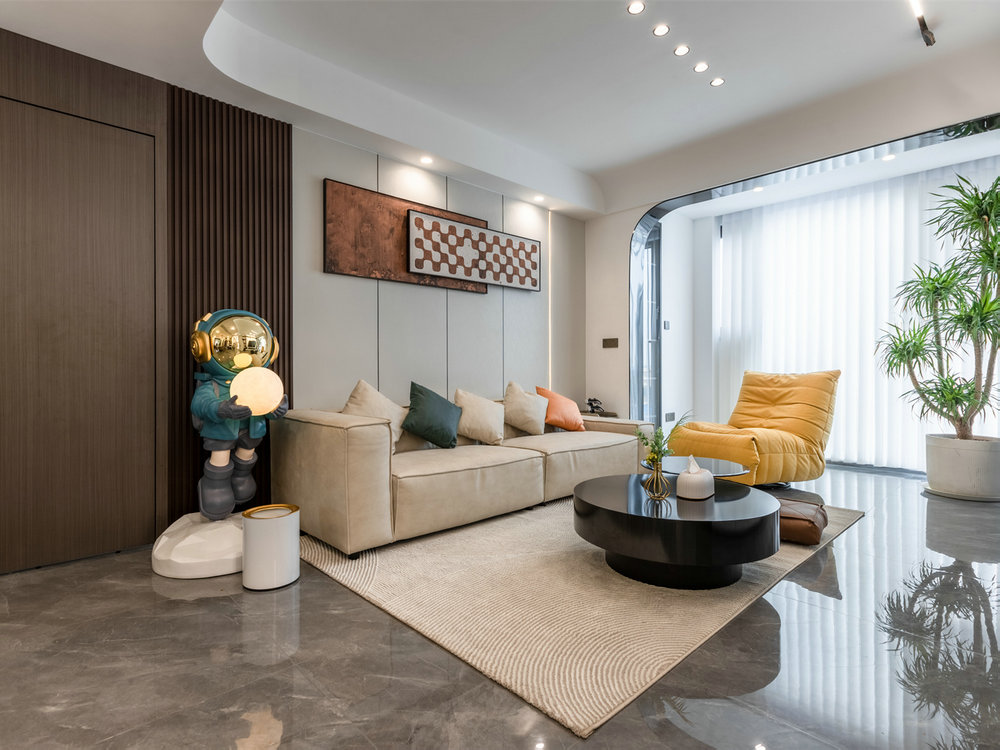 愛家名校華城現(xiàn)代風(fēng)格復(fù)式樓裝修效果圖