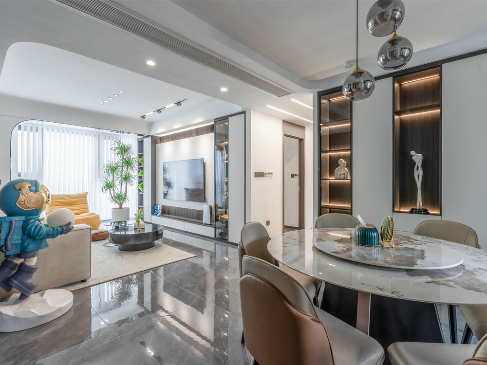 愛家名校華城現(xiàn)代風(fēng)格復(fù)式樓裝修效果圖