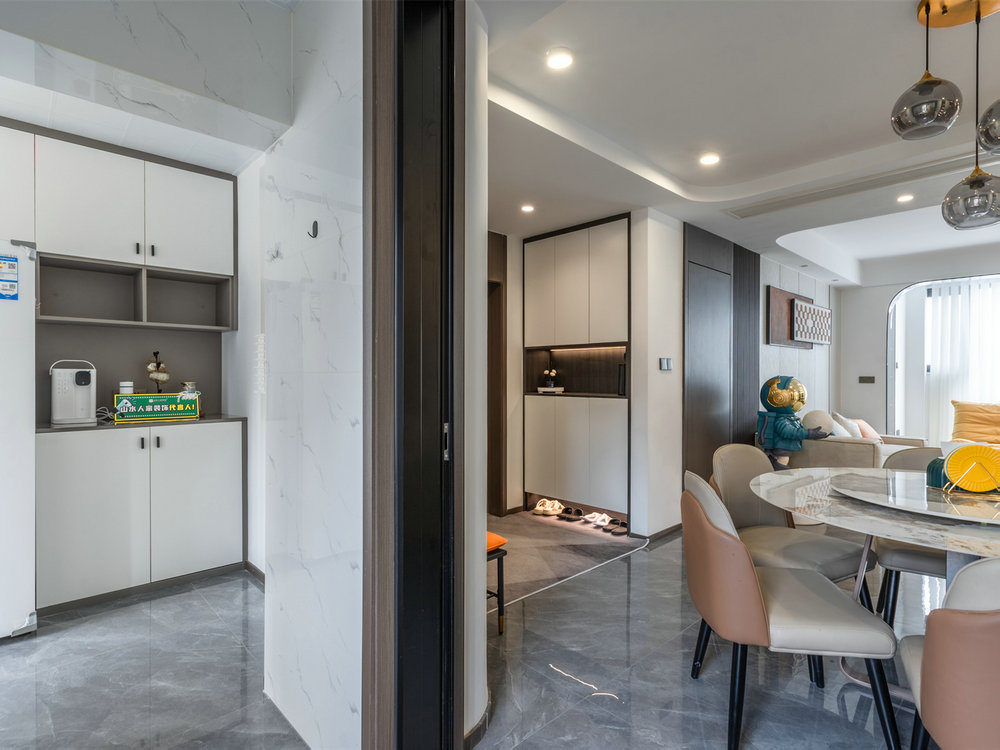 愛家名校華城現(xiàn)代風(fēng)格復(fù)式樓裝修效果圖