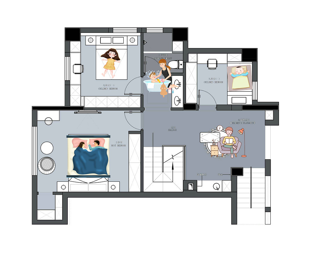 聯(lián)投金色港灣美式風(fēng)格裝修效果圖 聯(lián)投金色港灣美式風(fēng)格裝修效果圖