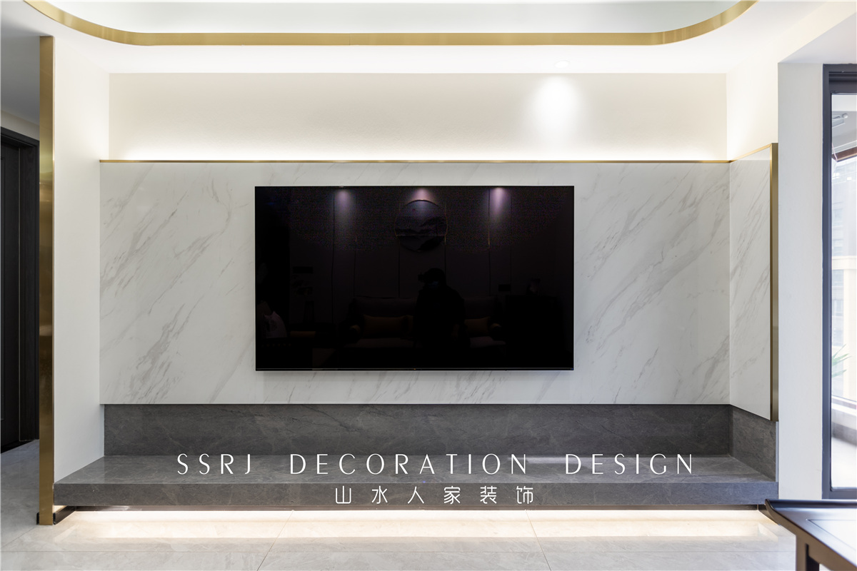 龍湖春江酈城現(xiàn)代中式風格裝修效果圖