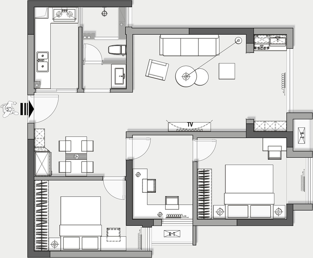 梧桐花園法式復(fù)古風(fēng)格裝修效果圖 梧桐花園法式復(fù)古風(fēng)格裝修效果圖
