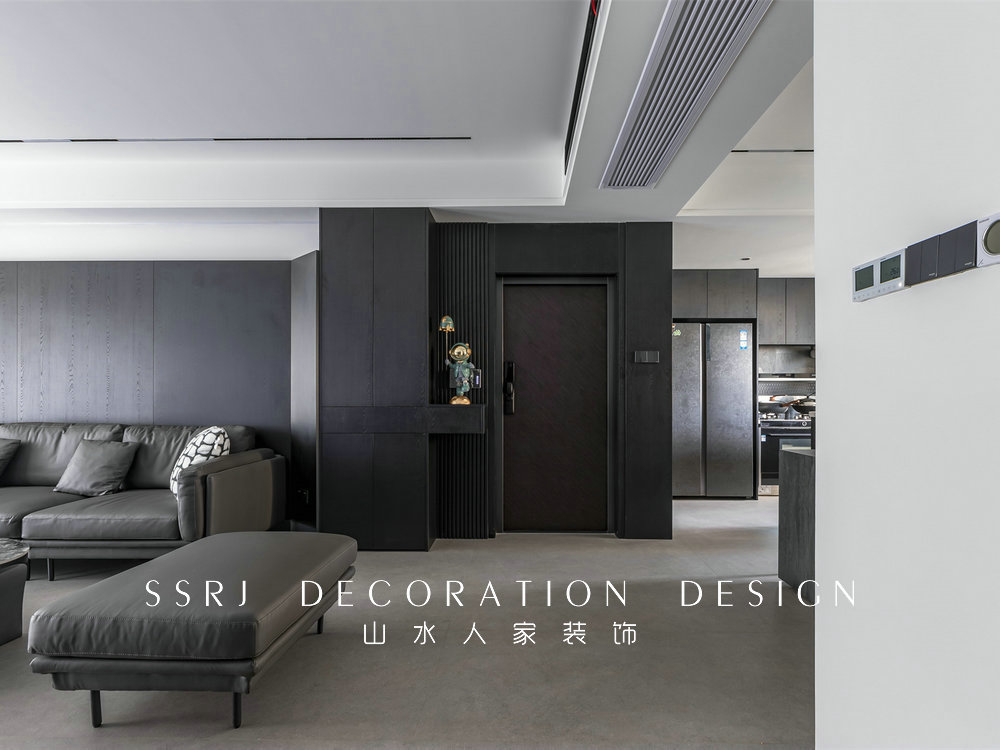 金地格林小城黑白灰極簡風格裝修效果圖 金地格林小城黑白灰極簡風格裝修效果圖