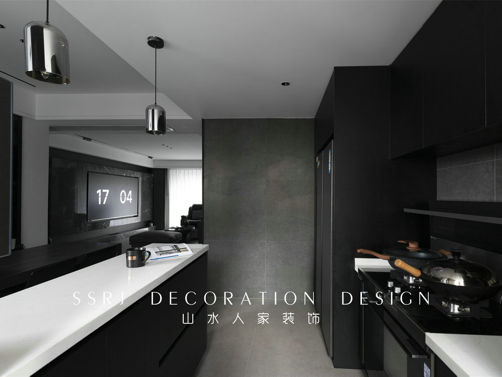 金地格林小城黑白灰極簡風格裝修效果圖 金地格林小城黑白灰極簡風格裝修效果圖