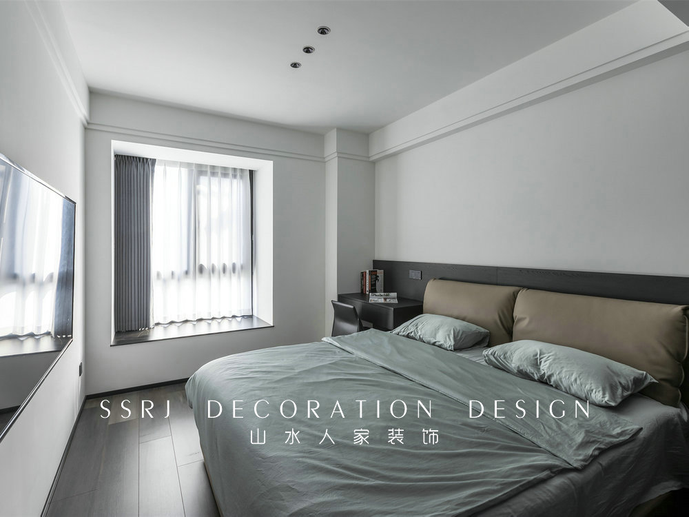 金地格林小城黑白灰極簡風格裝修效果圖 金地格林小城黑白灰極簡風格裝修效果圖