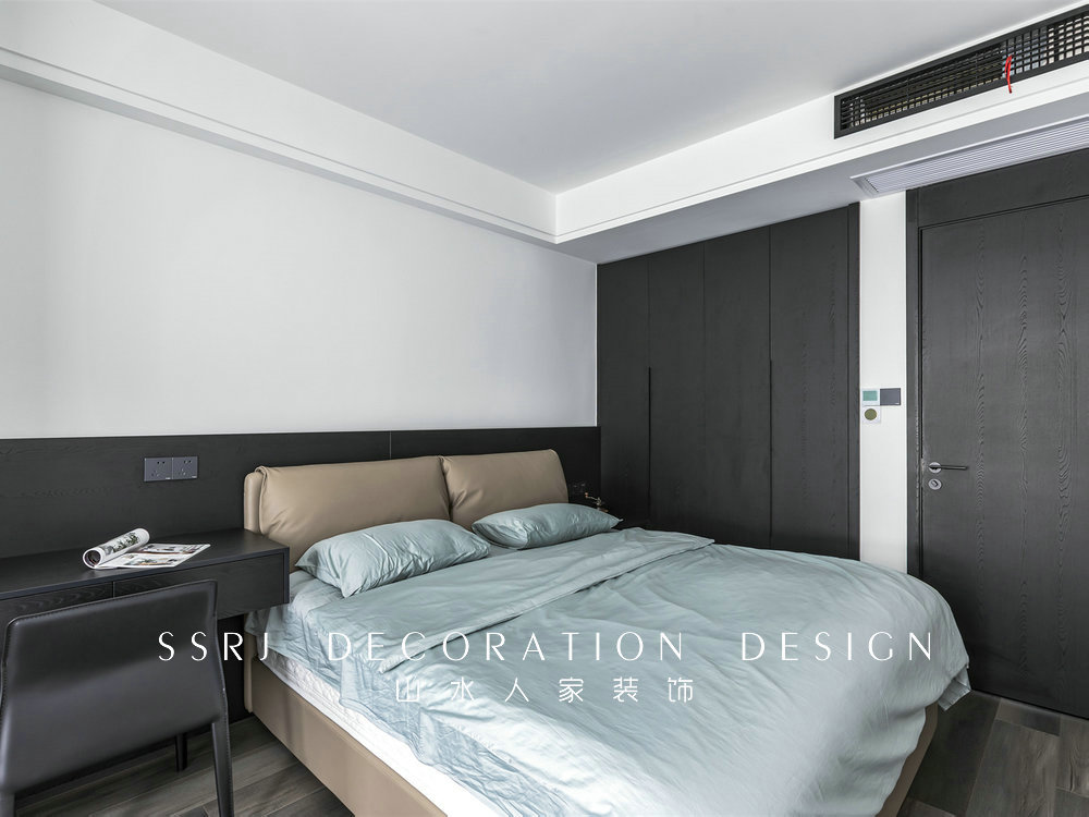 金地格林小城黑白灰極簡風格裝修效果圖 金地格林小城黑白灰極簡風格裝修效果圖