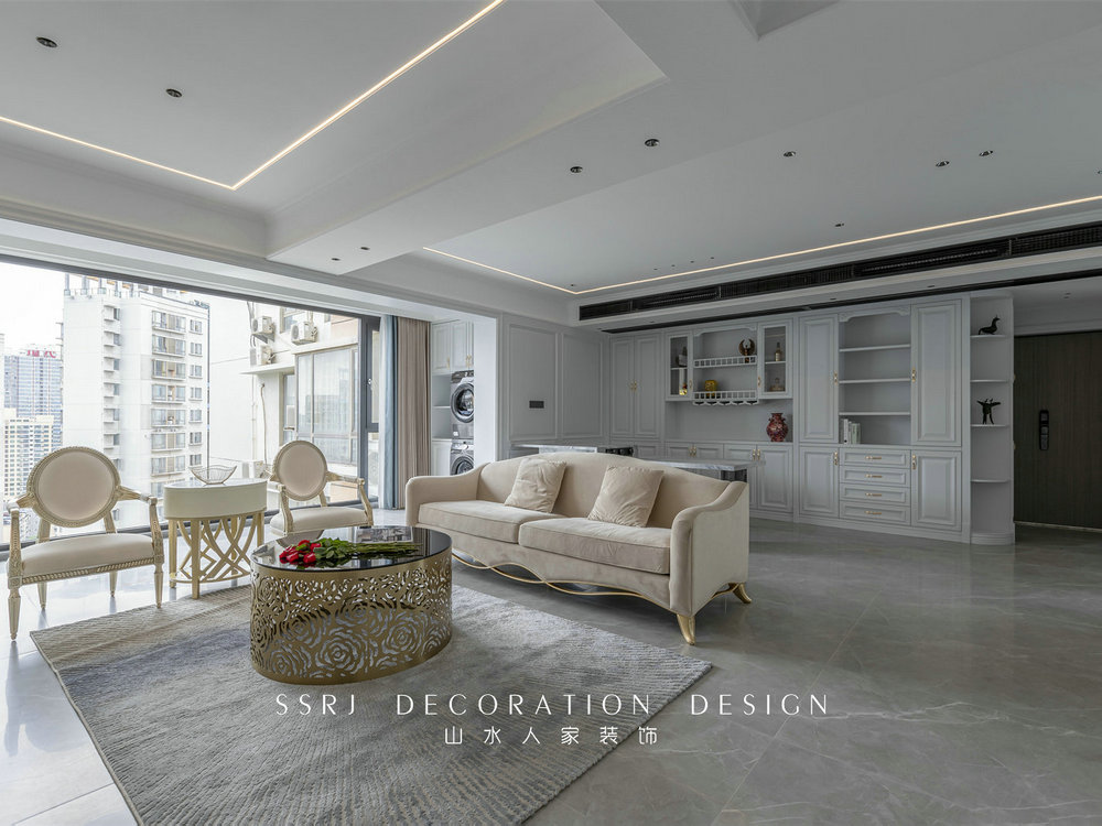 金色華府現(xiàn)代法式風(fēng)格實(shí)景裝修效果圖 金色華府現(xiàn)代法式風(fēng)格實(shí)景裝修效果圖