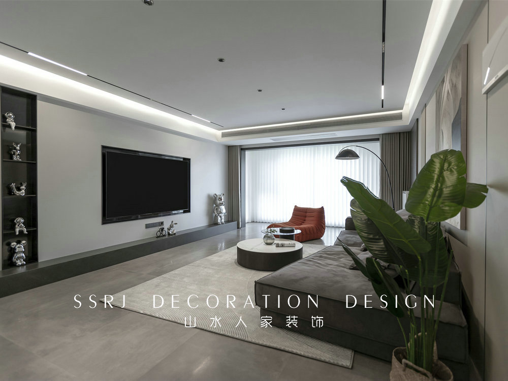 湖畔新居現(xiàn)代風格實景裝修效果圖