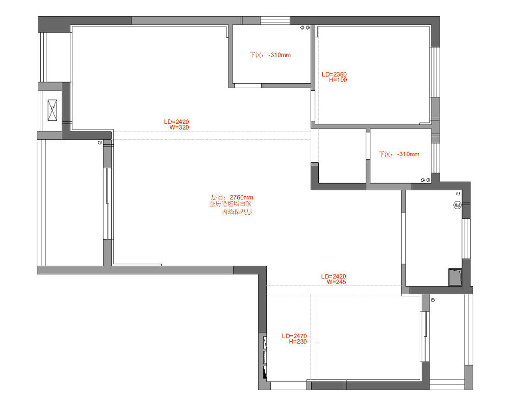 富強(qiáng)天惠園現(xiàn)代簡(jiǎn)約風(fēng)格實(shí)景裝修效果圖