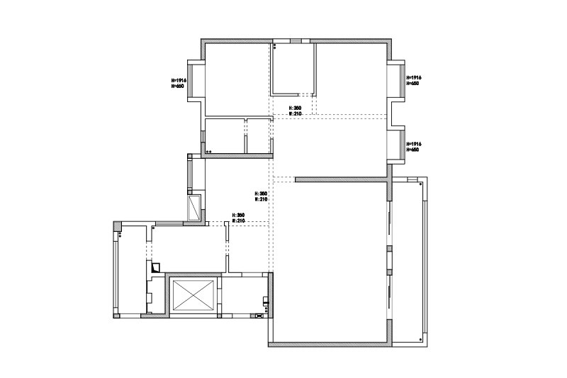 城投瀚城新中式風(fēng)格裝修效果圖