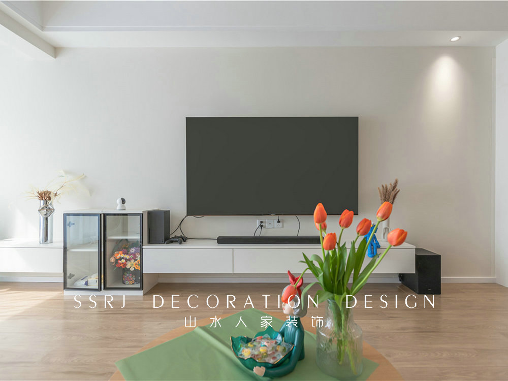 中建鉑公館128平現(xiàn)代簡約風格裝修效果圖