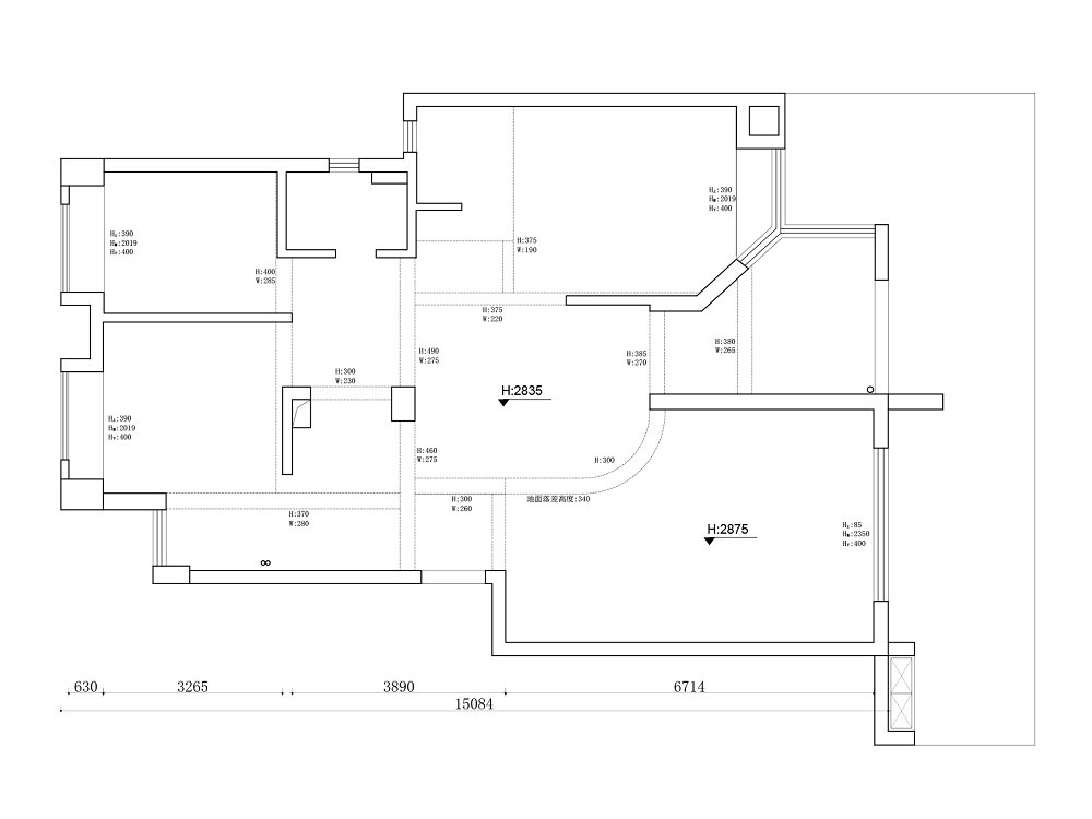 琴臺(tái)穎園124平現(xiàn)代風(fēng)格裝修效果圖 琴臺(tái)穎園124平現(xiàn)代風(fēng)格裝修效果圖