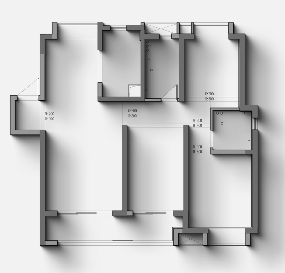 融創(chuàng)望江府133平現(xiàn)代簡(jiǎn)約風(fēng)格裝修效果圖