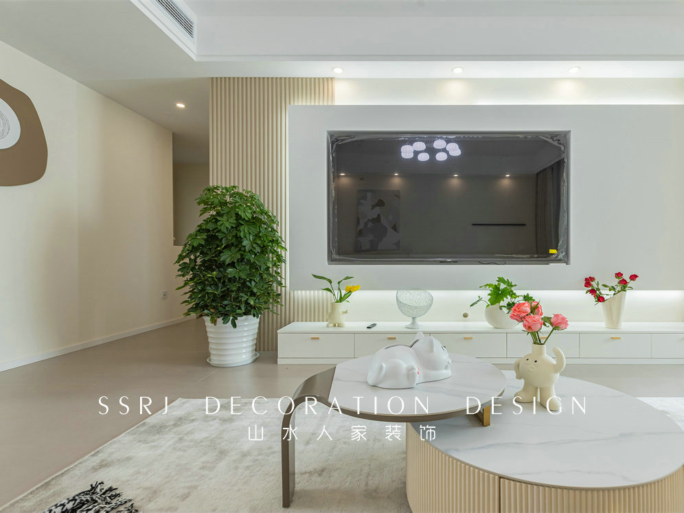 融創(chuàng)望江府133平現(xiàn)代簡(jiǎn)約風(fēng)格裝修效果圖