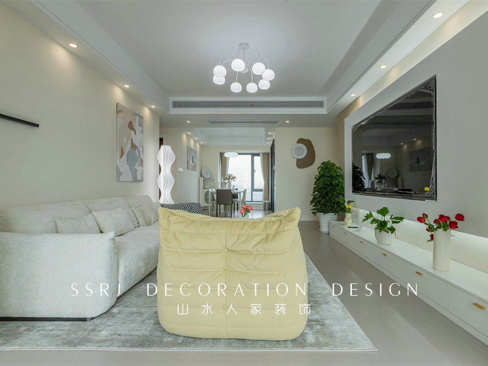 融創(chuàng)望江府133平現(xiàn)代簡(jiǎn)約風(fēng)格裝修效果圖