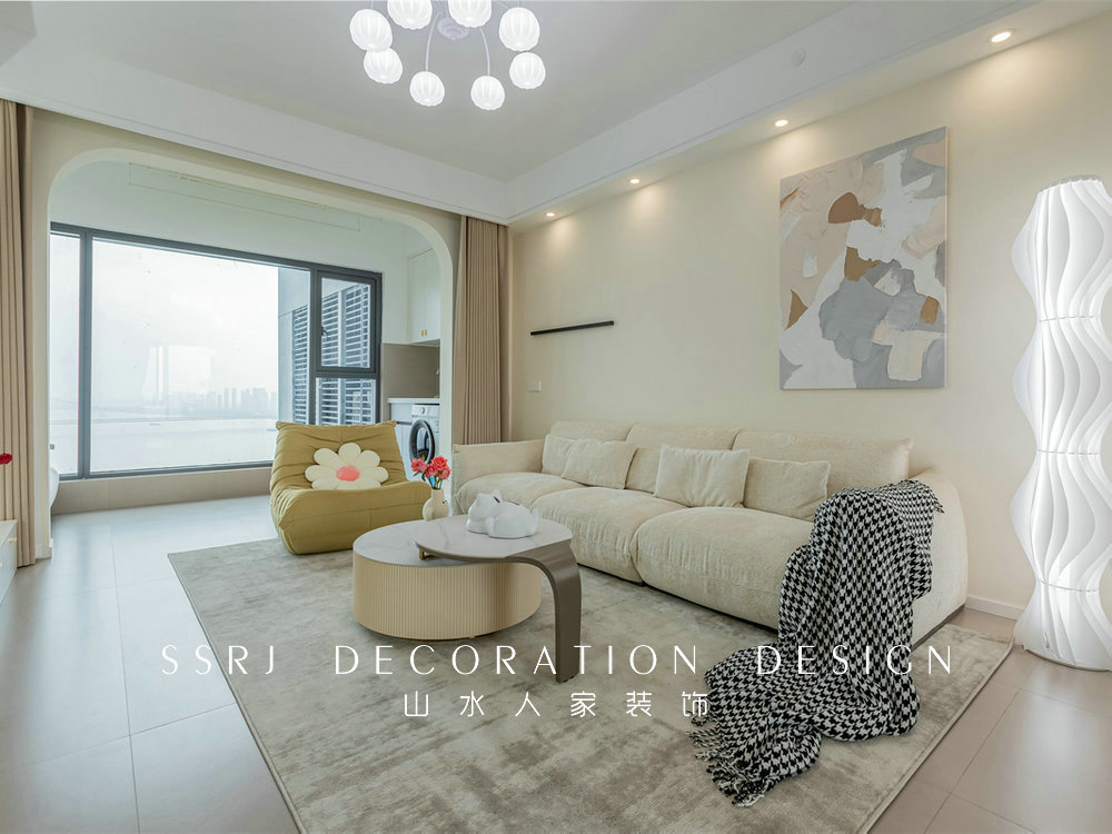 融創(chuàng)望江府133平現(xiàn)代簡(jiǎn)約風(fēng)格裝修效果圖