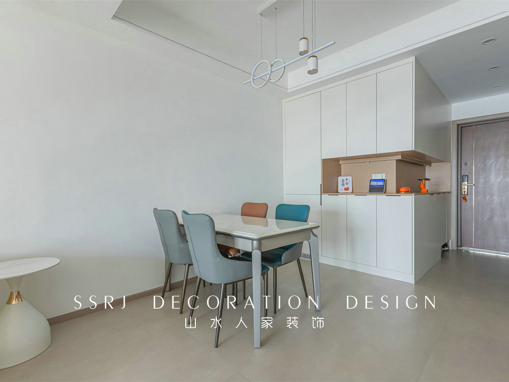 融創(chuàng)望江府113平現(xiàn)代簡約風格裝修效果圖