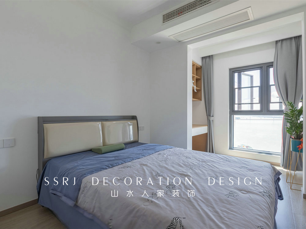 融創(chuàng)望江府113平現(xiàn)代簡約風格裝修效果圖