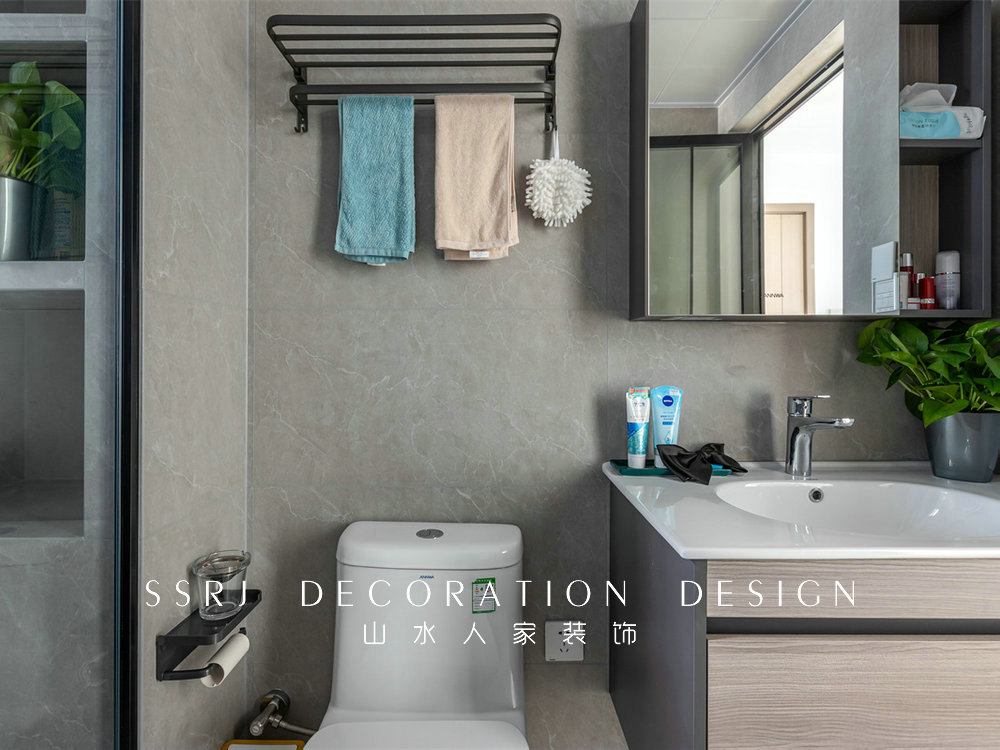 融創(chuàng)望江府113平現(xiàn)代簡約風格裝修效果圖