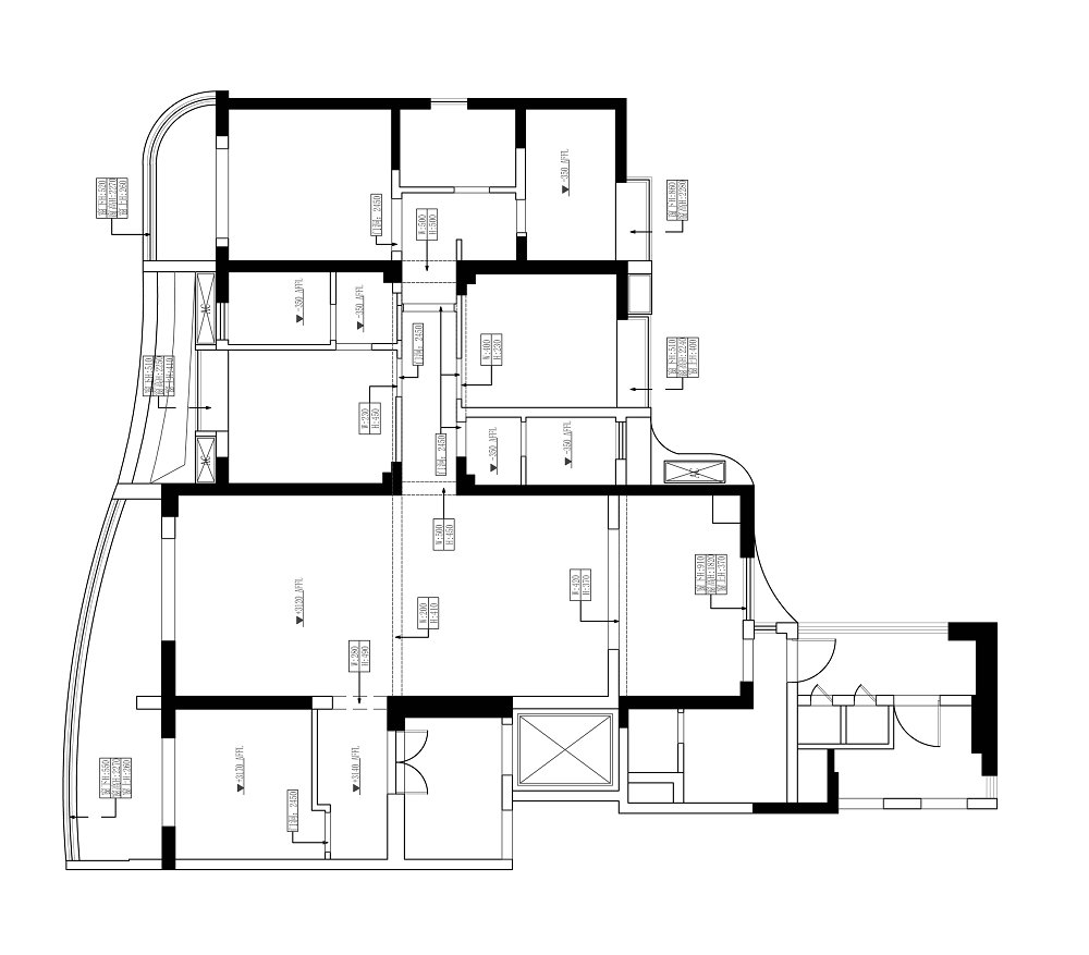 紐賓凱錦城280平新中式風(fēng)格裝修效果圖