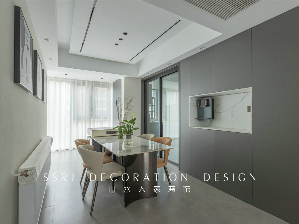 聯(lián)通佳苑170平現(xiàn)代風格裝修效果圖