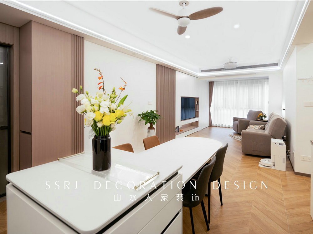 幸福時(shí)代大家130平現(xiàn)代簡(jiǎn)約風(fēng)格裝修效果圖