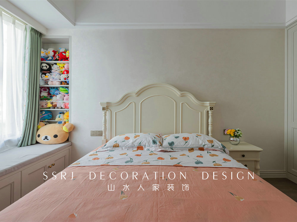 保利香頌143平美式輕奢風格裝修效果圖