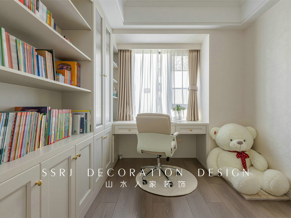 保利香頌143平美式輕奢風格裝修效果圖