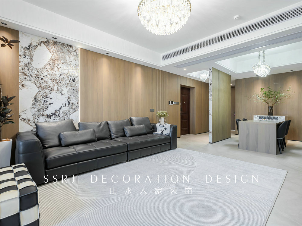 青山樽170平現(xiàn)代風格裝修效果圖