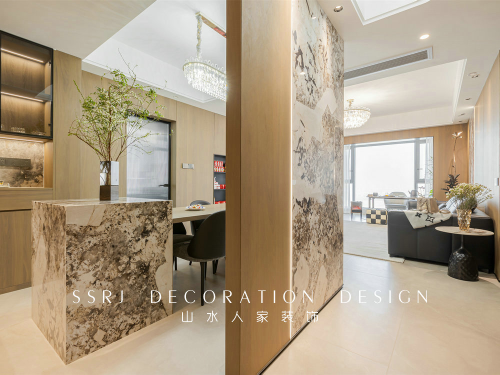 青山樽170平現(xiàn)代風格裝修效果圖