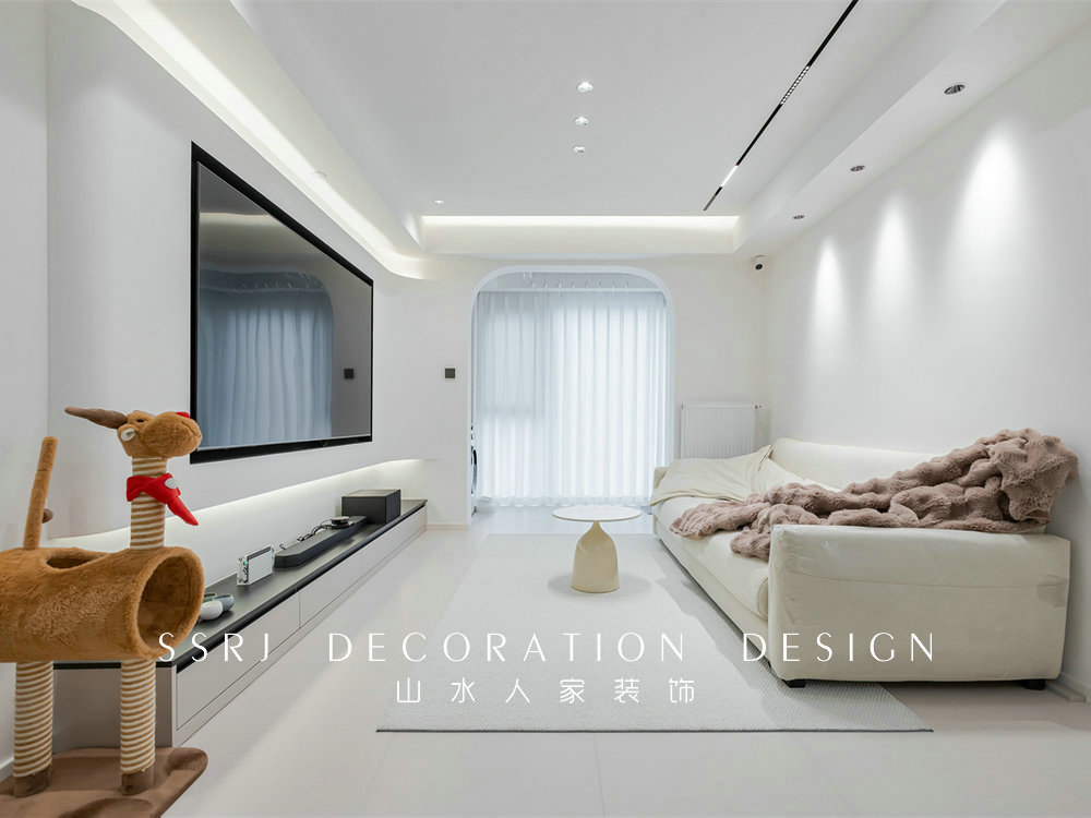 城建信達后湖里82平奶油風格裝修效果圖