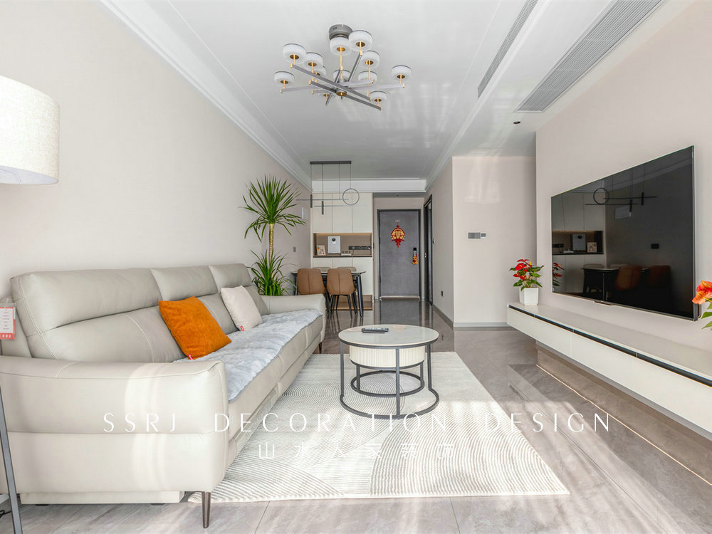 臨江府105平現(xiàn)代風格裝修效果圖