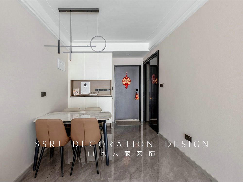 臨江府105平現(xiàn)代風格裝修效果圖