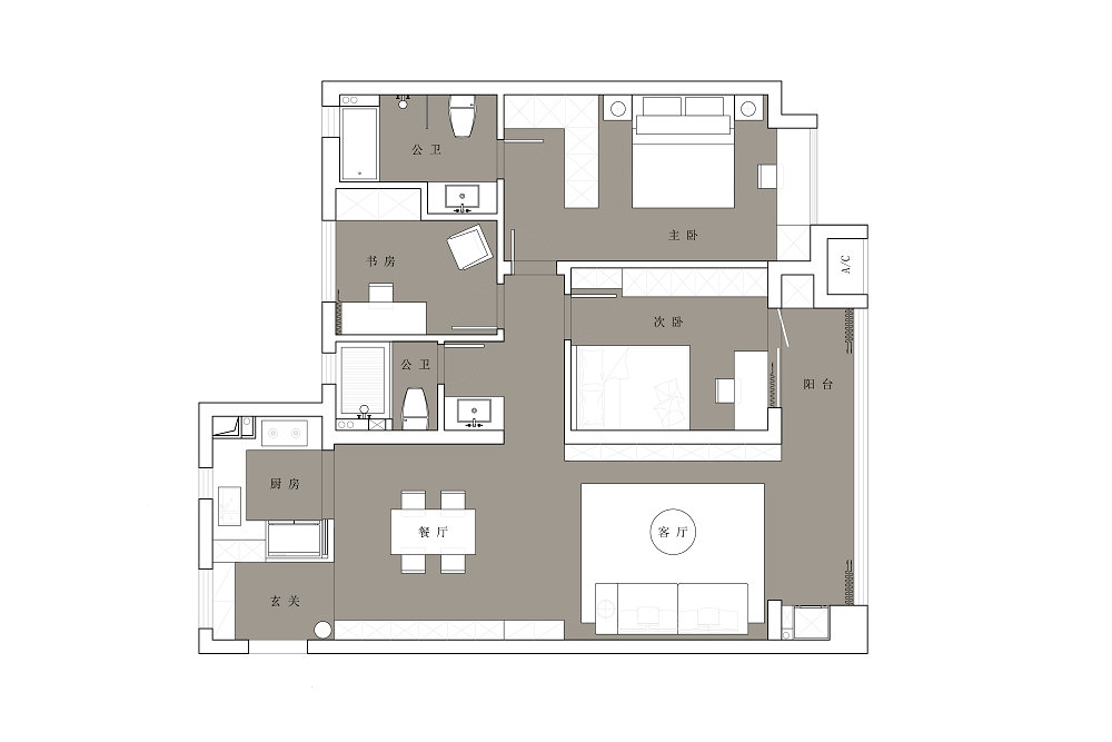后湖里現(xiàn)代簡(jiǎn)約風(fēng)格裝修效果圖