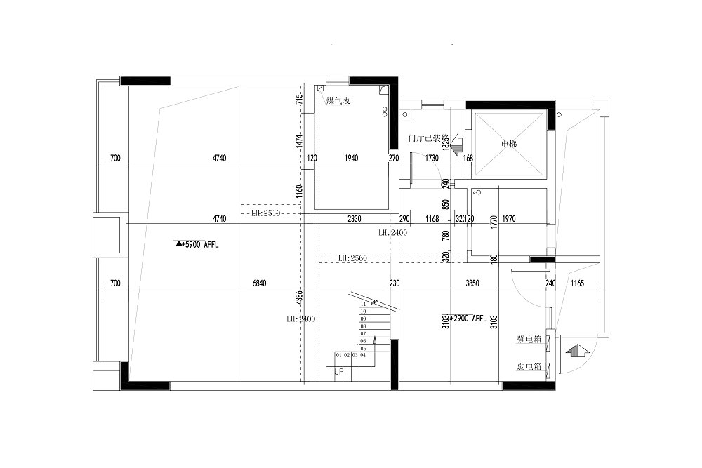 龍湖光谷城240平現(xiàn)代風(fēng)格裝修效果圖