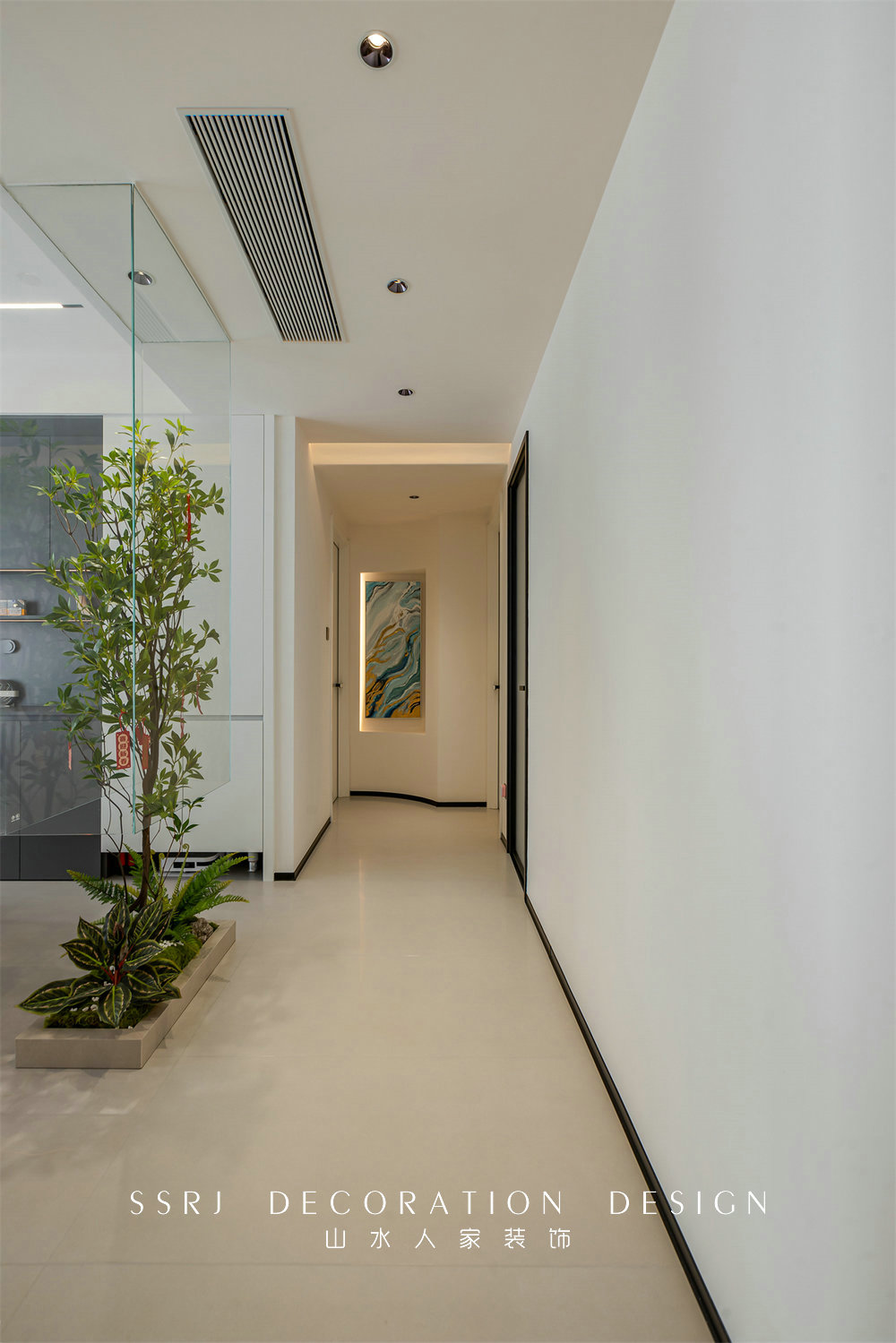 大華錦繡時代125平現代風格裝修效果圖