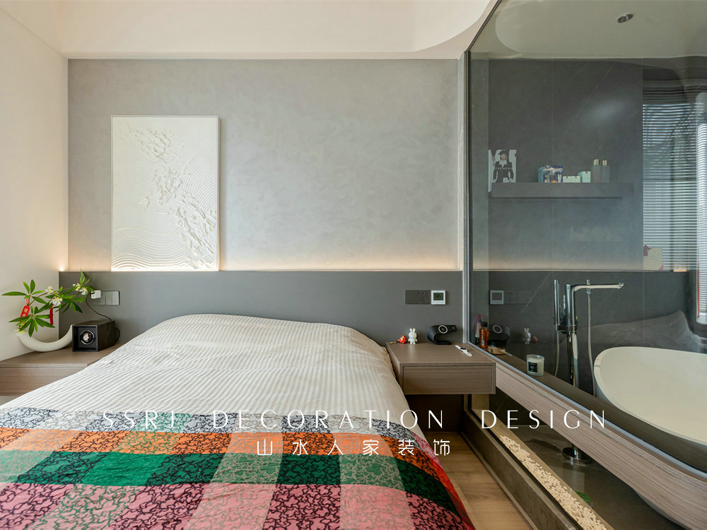 大華錦繡時代125平現代風格裝修效果圖